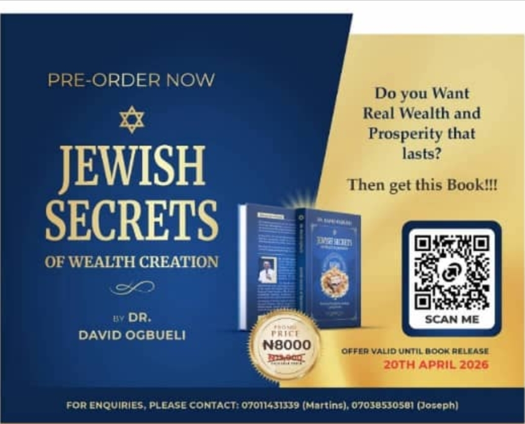 PRE-ORDER (NG) - JEWISH SECRETS OF WEALTH CREATION
